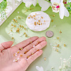 50Pcs Brass Earring Settings KK-TA0008-38B-6