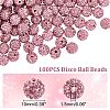 Pave Disco Ball Beads X1-RB-A130-10mm-23-2
