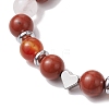 Gemstone Braided Bead Bracelets for Women Girl BJEW-JB11141-5