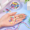 3 Strands 3 Colors Handmade Polymer Clay Beads Strands CLAY-TA0001-85-6