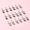 20Pcs 5 Colors Angel Glass Acrylic Pendants HJEW-FS00016-9