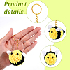 8Pcs Handmade Yarn Costume Keychain KEYC-GA00016-3