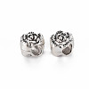 Tibetan Style Alloy European Beads TIBEB-N007-006-3