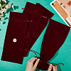 4Pcs Velvet Wine Bottle Packing Pouches ABAG-BBC0001-13B-3