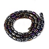 Electroplate Opaque Glass Beads Strands EGLA-Q132-03A-C05-2