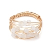 Natural Rainbow Moonstone Finger Rings RJEW-TA00221-03-2