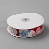 Cotton Flower Print Ribbons OCOR-WH0045-28B-01-2