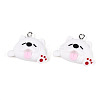 Cartoon Opaque Resin Pendants RESI-G054-01B-P-2