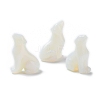 Gemstone Carved Healing Wolf Figurines G-H288-03-2