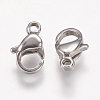 304 Stainless Steel Lobster Claw Clasps STAS-P185-9-P-2