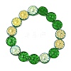 Czech Pressed Glass Beads GLAA-I061-48D-2