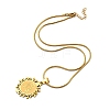 Virgin Mary Pendant Necklaces LS-NJEW-S422-02G-2