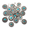 18 Sets 9 Styles Alloy Decorative Rivets BUTT-TA0001-20-2