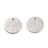 Tarnish Resistant 304 Stainless Steel Pendants STAS-P282-03P-1