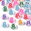 Transparent Clear Acrylic Beads MACR-N008-56Q-1
