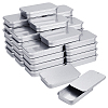 80Pcs Slide Top Tinplate Trinket Storage Boxes CON-WA0001-03-1