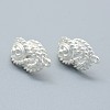 Alloy Stud Earring Findings PALLOY-F255-15-2