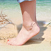 SHEGRACE Titanium Steel Charm Anklet JA97A-5