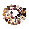 Natural Mookaite Beads Strands G-B153-A19-2