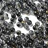 Transparent Crackle Acrylic Beads DACR-D300-01D-8mm-1