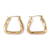 Ion Plating(IP) 201 Stainless Steel Twist Hoop Earrings EJEW-I309-32G-1