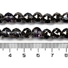 Transparent Electroplate Glass Beads Strands X-EGLA-N002-34C-C21-4