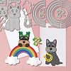 Saint Patrick's Day Theme Carbon Steel Cutting Dies Stencils DIY-WH0309-3313-3