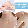 Teardrop 201 Stainless Steel Memorial Urn Ashes Pendant Necklaces DIY-CN0003-40G-4