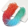 Transparent Painted Glass Beads Strands DGLA-A034-T3mm-A11-1