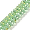 Electroplate Glass Beads Strands EGLA-Z001-03A-AB06-1
