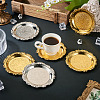 8Pcs 2 Colors Iron Tray DIY-MB0003-09-10