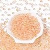Baking Paint Transparent Glass Beads DGLA-T004-08H-1