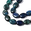 Natural Chrysocolla and Lapis Lazuli Beads Strands X-G-N330-031-3