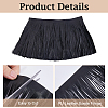 3M PU Leather Fringe Trim DIY-HS0002-30B-4