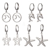 304 Stainless Steel Leverback Earrings EJEW-JE06303-2