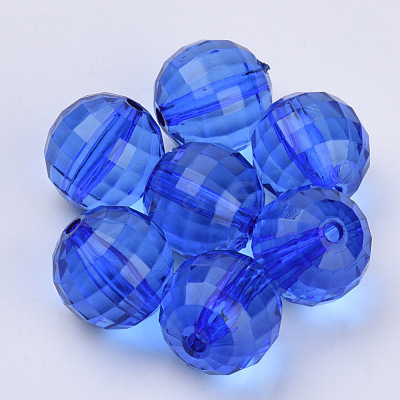 Transparent Acrylic Beads TACR-Q254-8mm-V44-1