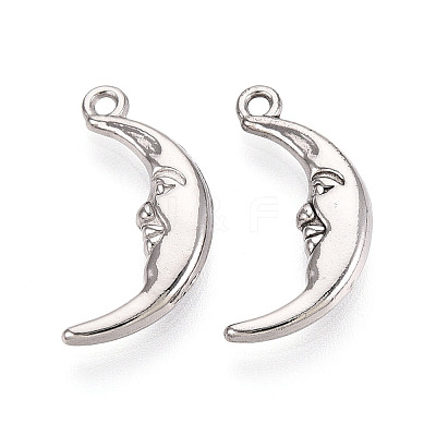 304 Stainless Steel Pendants STAS-N114-37P-1
