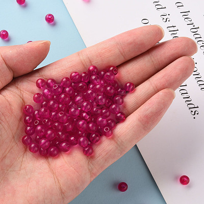 Transparent Acrylic Beads MACR-S370-A6mm-706-1