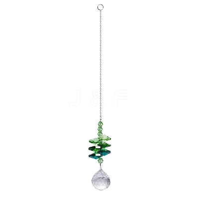 Crystal Glass Sun Catcher Pendant PW-WG2C834-02-1