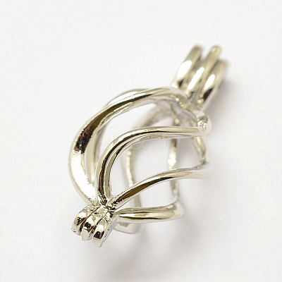 Brass Diffuser Locket Pendants KK-P100-24P-NR-1