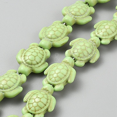 Synthetic Turquoise Beads Strands X-G-WH20006-01A-1