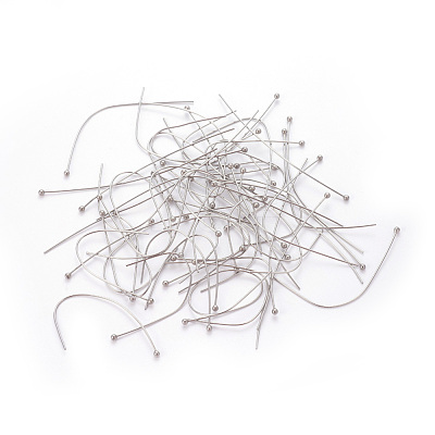 Tarnish Resistant 304 Stainless Steel Ball Head Pins STAS-E452-01P-A-1