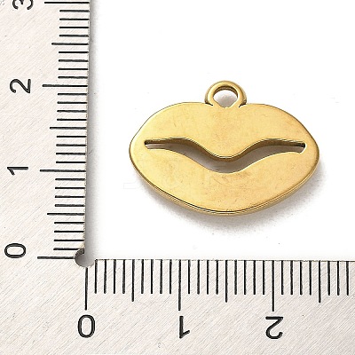 304 Stainless Steel Pendants STAS-Q316-03G-1