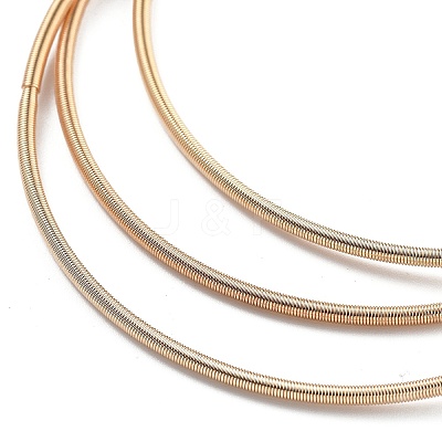 Iron Spring Chains Stretch Bracelets BJEW-M057-01C-1
