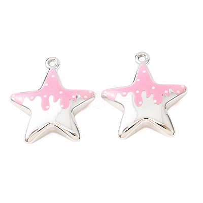 UV Plating Acrylic Pendants AC-CBA655C-18A-02-1