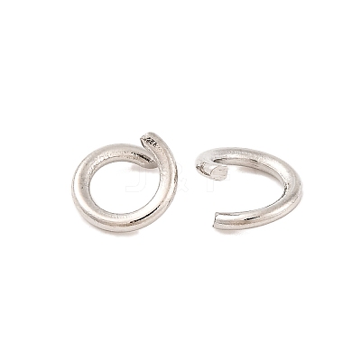 Tarnish Resistant 304 Stainless Steel Open Jump Rings STAS-R049-6x1mm-1