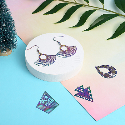 DIY Dangle Earing Making Kits DIY-CW0001-06-1