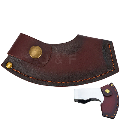 Cowhide Leather Axe Cover AJEW-WH20018-303-1