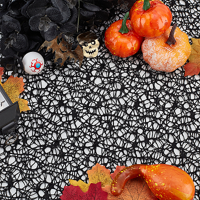 1 Yard Spider Mesh Polyester Fabric DIY-FG0004-13-1