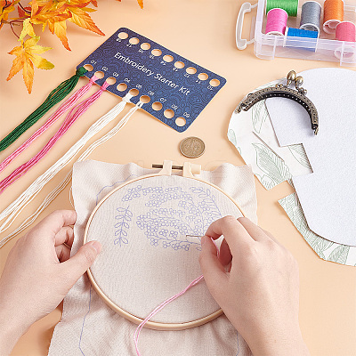 DIY Kiss Clasp Purse Making Kit DIY-WH0292-67A-1
